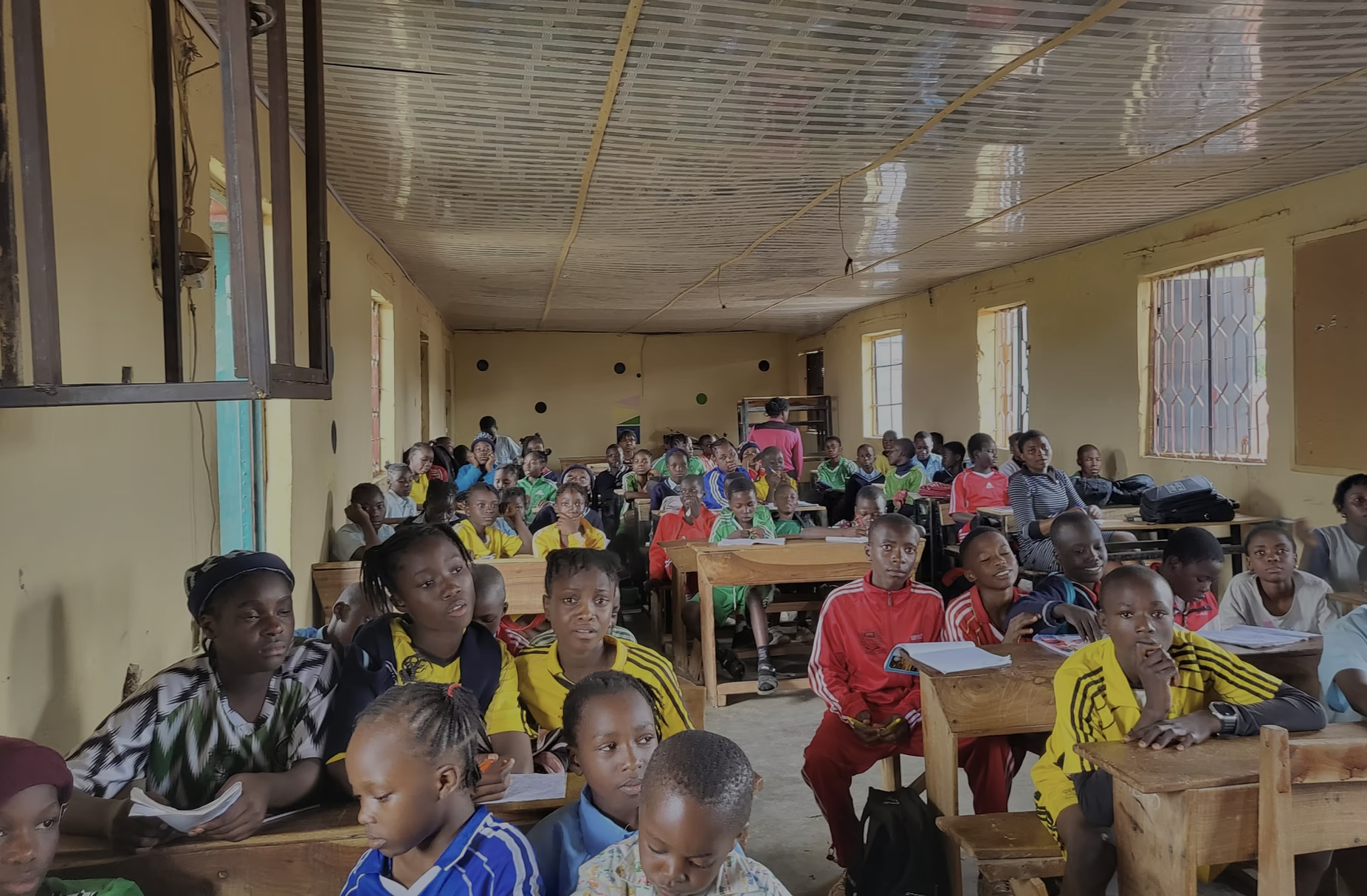 Student in classroom